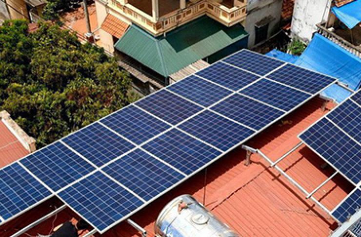 Lắp đặt hệ thống điện mặt trời 3kwp ở Tân Phú, TP HCM