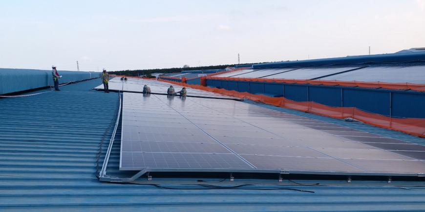 Lắp đặt hệ thống điện mặt trời 3kwp ở Tân Phú, TP HCM